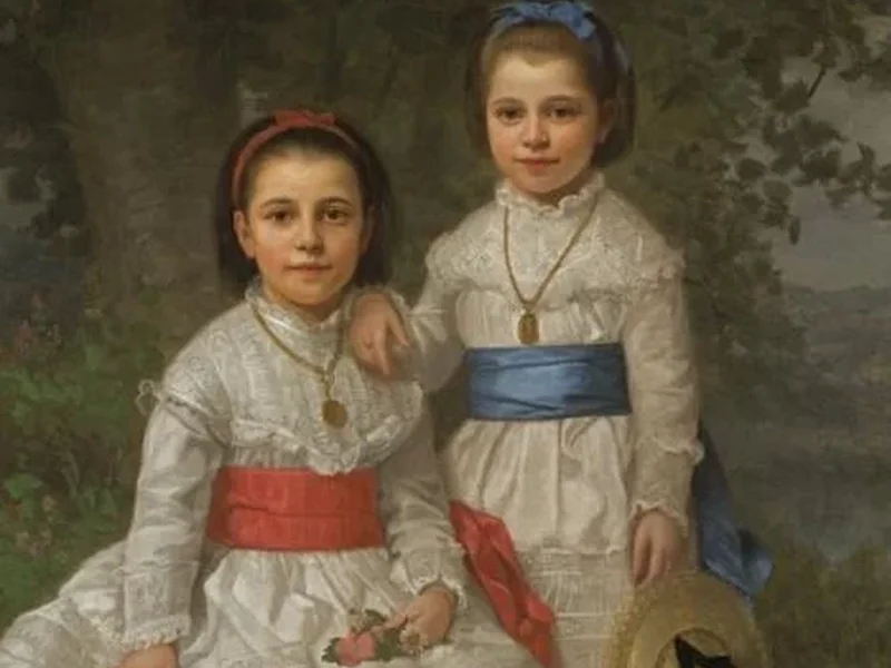 1831-Henry Augustus Loop - Fannie Fredericka Dyckman e Mary Alice Dyckman